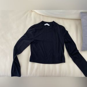 Black long sleeve top